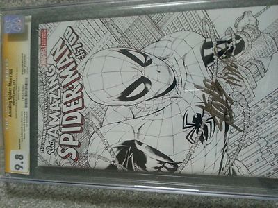 Amazing Spiderman 700 1150 dual ss Stan lee and Humberto Ramos 98 Cgc ditko