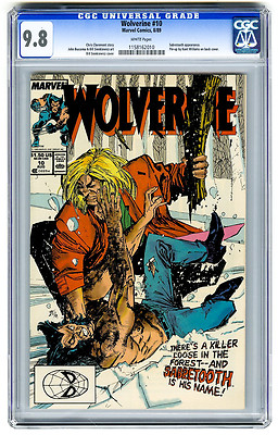 Wolverine 10 CGC 98 WHITE Sabretooth Claremont Marvel Copper Age Comic XMen