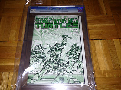 Teenage Mutant Ninja Turtles 4 TMNT CGC 98 White Pages First Print 