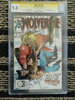 Wolverine 10 Aug 1989 Marvel CGC 98 Signature series