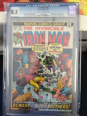Iron Man 55 85 CGC 1973