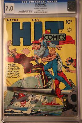 Hit Comics 9  CGC 70 2nd Highest Graded  Fantastic Golden Age Book