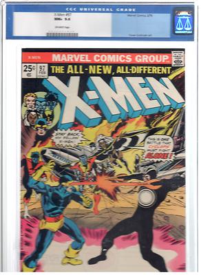 Uncanny Xmen 97 CGC 96 Wolverine Havok vs Cyclops XMen PGX 98