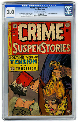 Crime SuspenStories 22 CGC 30 Pre Code Decapitation Kamen EC Golden Age Comic