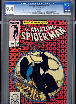 The Amazing SpiderMan 300 May 1988 Marvel CGC 94 VENOM