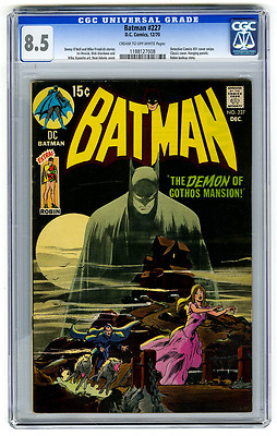 Batman 227 CGC 85 Hanging Panels Neal Adams DC Bronze Age Comic Detective