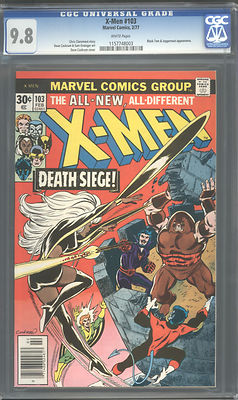 XMEN 103 CGC 98 WHITE PAGES 1977