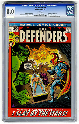 Defenders 1 CGC 80  Marvel Feature 1 CGC 85 Hulk SubMariner Bronze Age