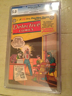 Detective Comics 193  CGC 50  Batman  Joker cover  March 1953  Golden Age