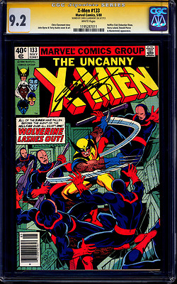 Uncanny XMen 133 CGC SS 92 signed Chris Claremont WOLVERINE MOVIE NEWSSTAND