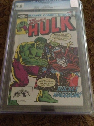 Incredible Hulk 271 CGC 98 1st Rocket Raccoon WP Hot Guardians Of The Galaxy