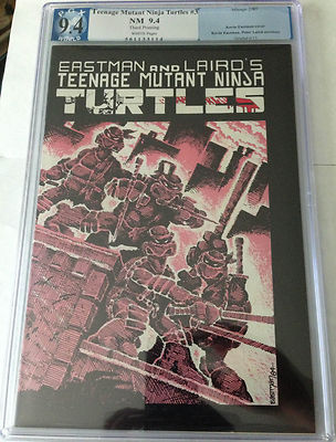 TMNT Teenage Mutant Ninja Turtles Mirage 1 3rd printing NM PGX 94 CGC 285