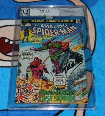 Amazing SpiderMan 122 PGX 92 NMStan Lee Signature Edition   like CGC NICE