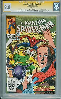 Amazing SpiderMan 248 CGC 98 SS Roger Stern Wh Pg 1 of Sterns Great Stories