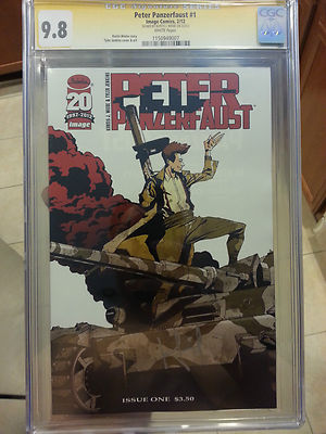 Peter Panzerfaust 1 CGC 98 SS Perfect Signature by Kurtis J Wiebe  BBC 