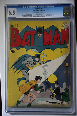 Batman 14  Original Golden Age Comic  CGC 65 Penguin Cover