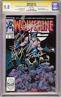 WOLVERINE 1 CGC 98 SS Signed x5 Stan Lee Romita Trimpe Claremont Shooter