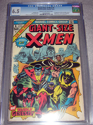 Giant Size XMEN  1 CGC 65 1975 comic   1st new XMen 2nd Wolverine app 