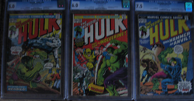 incredible hulk 180181182 CGC 