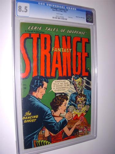 STRANGE FANTASY 3 VERY FINE CGC 85  AJAX 1952 MILE HIGH PEDIGREE WHITE PGS