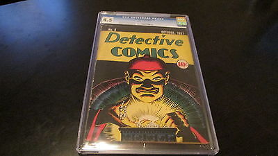 Detective Comics 8 DC Comics 1937 Golden Age CLASSIC Flessel cover CGC 45