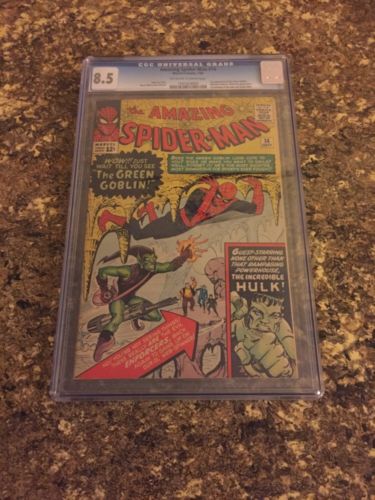 Amazing SpiderMan 14 CGC 85 1st Appearance Of The Green Goblin