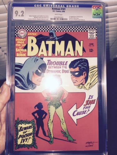 Batman 181CGC 92 Universal White Pages1st Poison Ivy