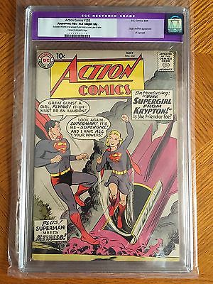 Action Comics  252 CGC 65 R origin  1st app of SuperGirl HOT BOOK