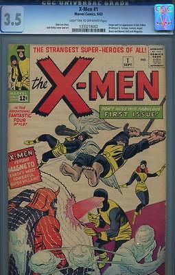 XMEN 1  CGC 35  1ST APP AND ORIGIN XMEN  MAGNETO  ORIGINAL OWNER  1963