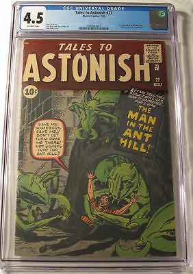 Tales To Astonish 27 CGC 45  OffWhite Pages 1st AntMan Great Eye Appeal 