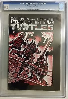 TEENAGE MUTANT NINJA TURTLES 1 CGC 94 FIRST  1ST PRINTING TMNT Comic