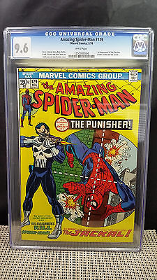 Fresh Amazing SpiderMan 129 CGC 96 WHITE 1st appaearance of the Punisher