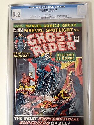 Marvel Spotlight 5 CGC 92 First Ghost Rider Unrestored