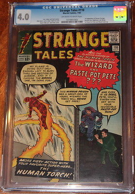 Strange Tales 110 CGC 40 VG oww pages FIRST Dr STRANGE