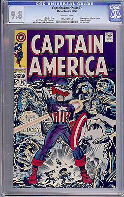 Captain America 107 CGC 98 CANARSIE PEDIGREE 1968 JUST 1 NMMT EVER SOLD HITLER