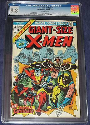 GiantSize XMen 1 CGC 98 OffWhite 1975 1st app new XMen 2nd app Wolverine