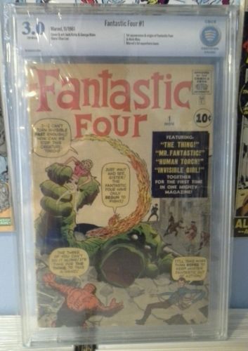 The Fantastic Four 1 CBCS 30 Marvel 1961 1st Appearance Looks Higher Grail CGC