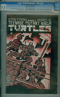 Teenage Mutant Ninja Turtles 1 CGC 75 1st App of TMNT Eastman HTF FIRST PRINT 