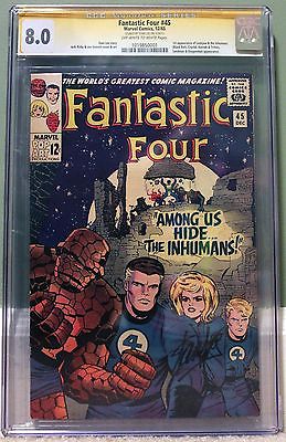 FANTASTIC FOUR 45 CGC 80 SIGNATURE SERIES first appearance of the Inhumans