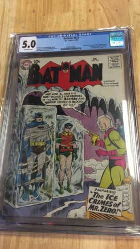 Batman 121 Cgc 50 First Mr Freeze Zero