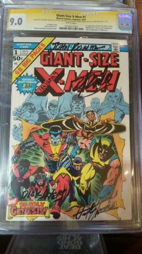 Giant Size X Men 1 CGC 90 Stan Lee Romita Sr Trimpe Ayers  Wein WP 