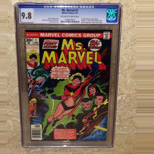 Ms Marvel 1 CGC 98 Carol Danvers 1977 Captain Marvel 1st movie cbcs 2400 gpa