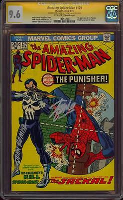 AMAZING SPIDERMAN 129 CGC 96 2X SS JOHN ROMITA STAN LEE 1ST APP PUNISHER MINT