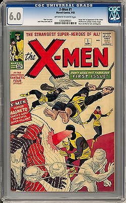 XMen 1 CGC 60 OWW 1st Cyclops 1st Magneto 1st Iceman 1st  Marvel Girl