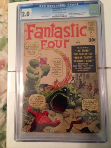 Fantastic Four 1 CGC 20 First Appearance Of The Fantastic Four