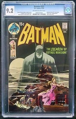 BATMAN 227 CGC GRADED 92 OFFWHITE TO WHITE PAGES NEAL ADAMS COVER