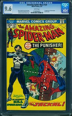 Amazing SpiderMan 129 CGC 96 WHITE Pages    1st Appearance of PUNISHER
