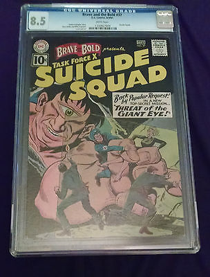 1961 DC Brave and the Bold 37 Suicide Squad CGC 85 White Pages 