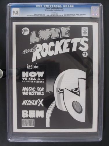 Love And Rockets 1 MINT CGC 98 NMMT  Hernandez 1981  HIGHEST GRADE