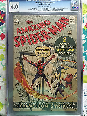 AMAZING SPIDERMAN 1 CGC 40 OWW